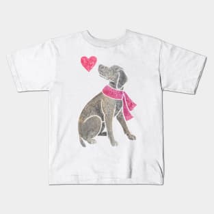 Watercolour Weimaraner Kids T-Shirt